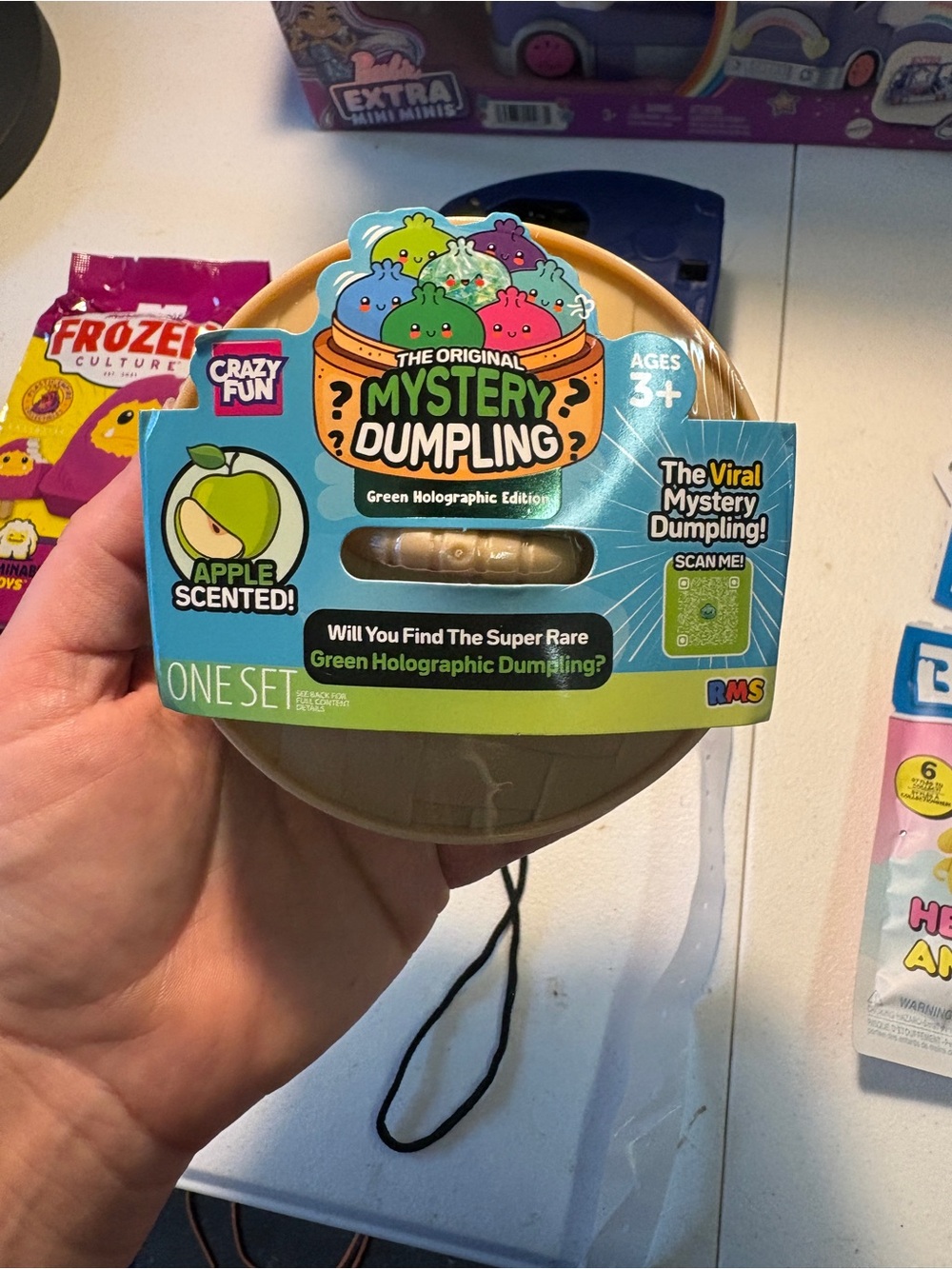 Nwt rms branded The Original Mystery Dumpling - Apple Scented Green